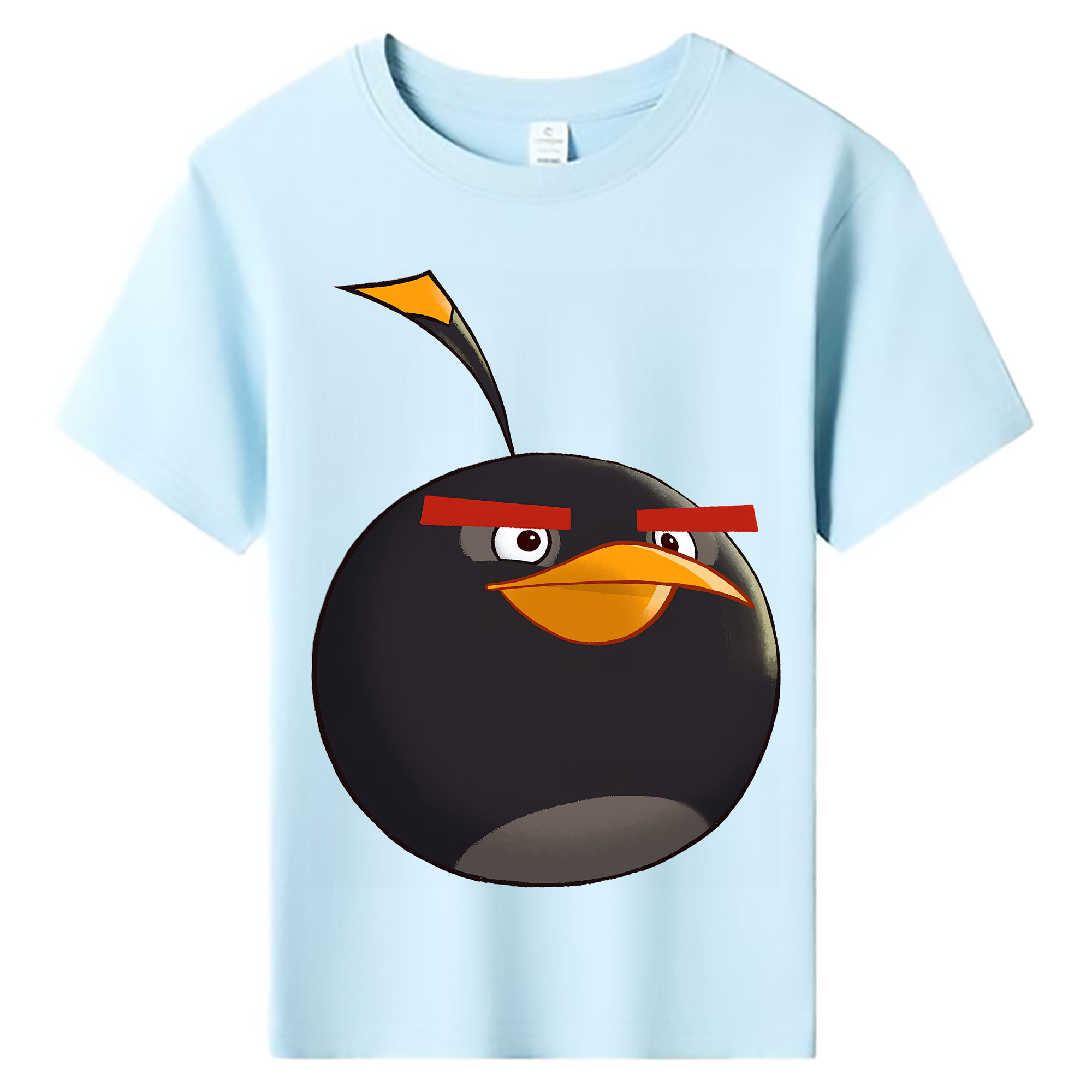 （画像用） Angry Birds アングリーバード 綿100％キッズTシャツ（フロントプリント）